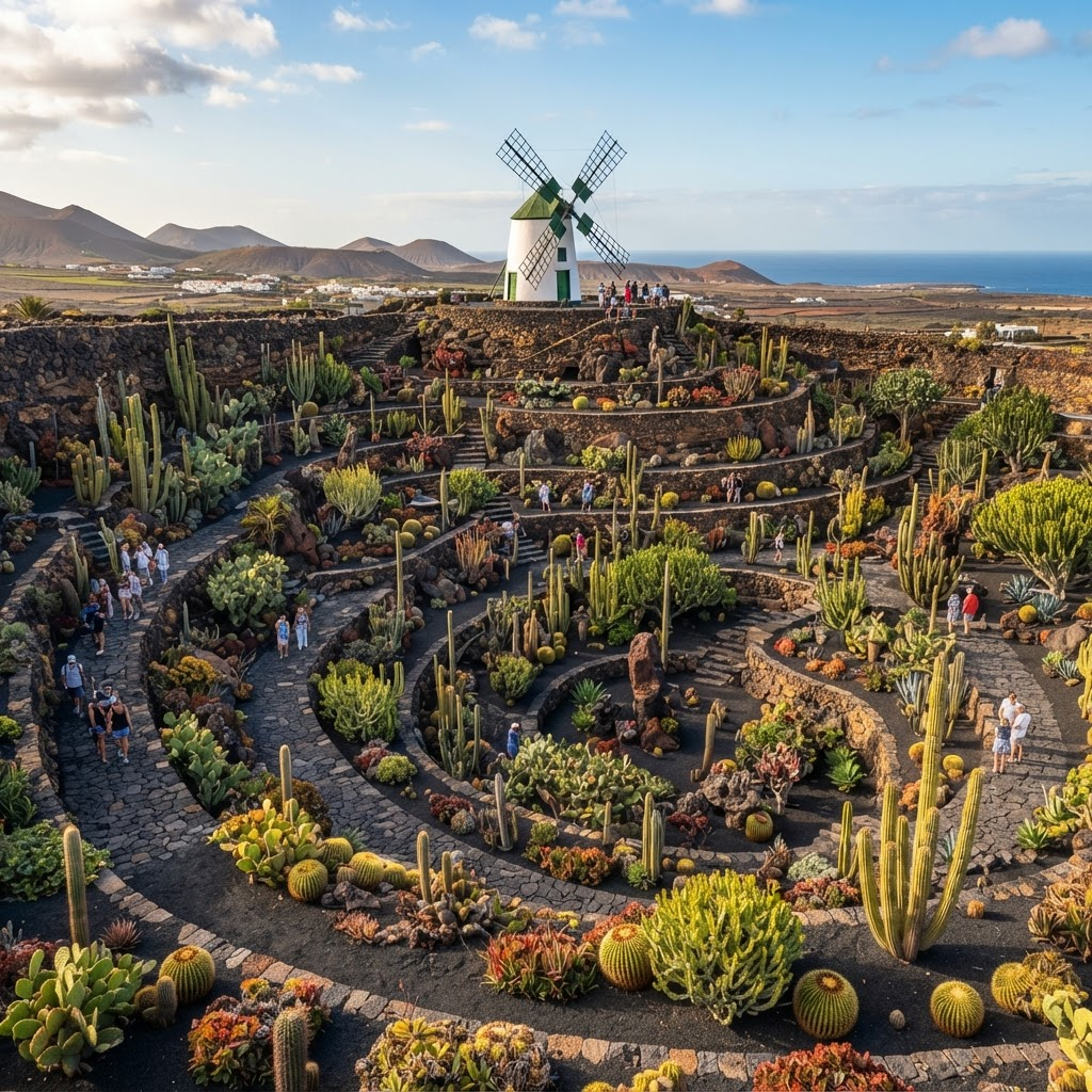 Jardín de Cactus en Lanzarote