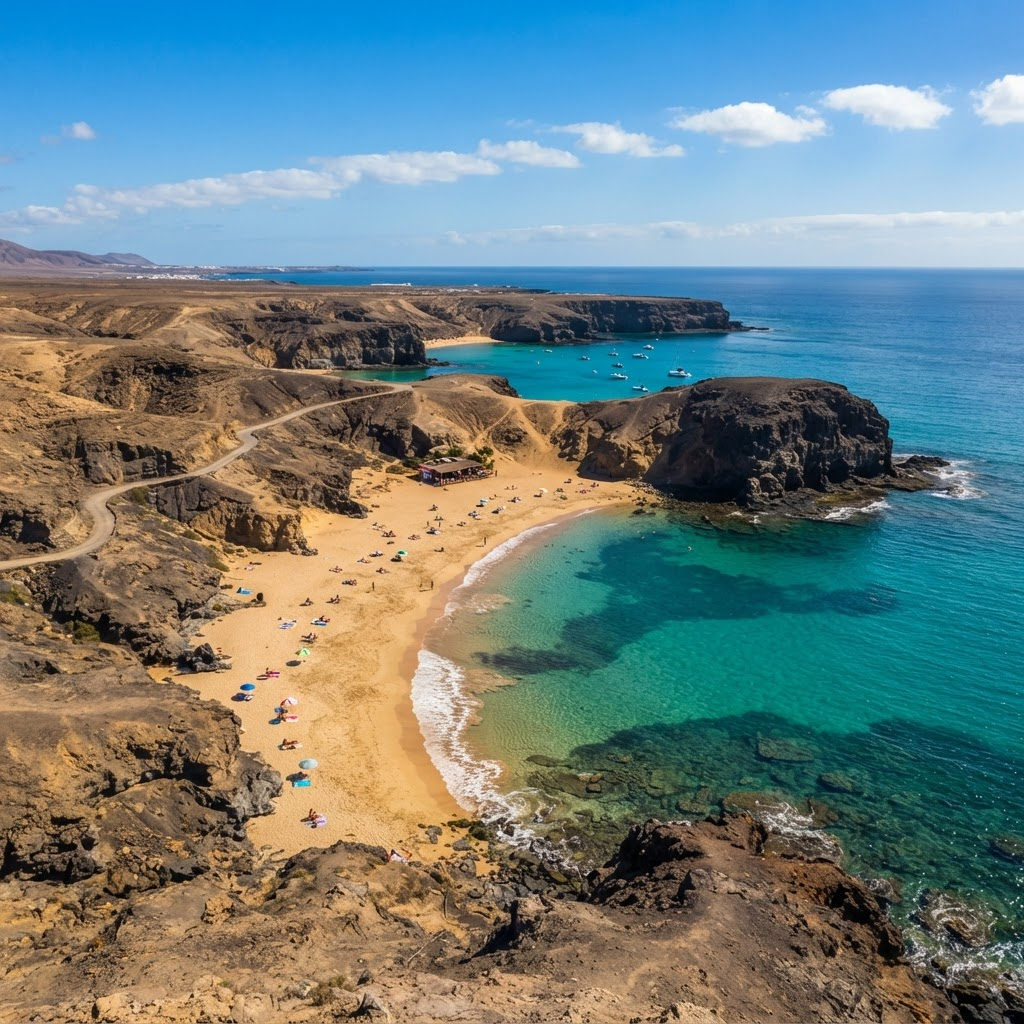 Playas de Papagayo en Lanzarote